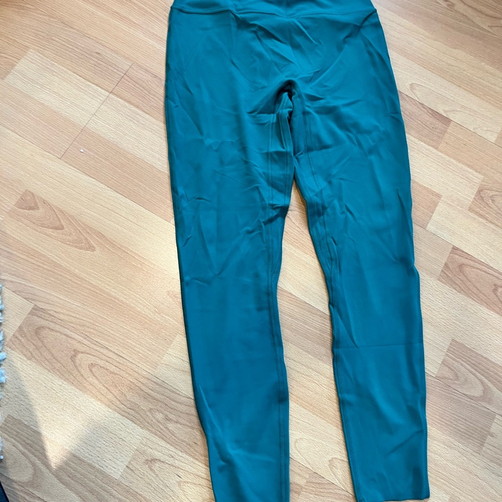 Teal High-Waisted Leggings